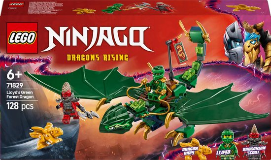 LEGO NINJAGO Lloyds groene bosdraak - 71829 van LEGO