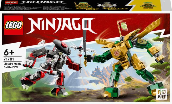 LEGO NINJAGO Lloyd’s Mech Battle EVO 2in1 Set - 71781 van LEGO