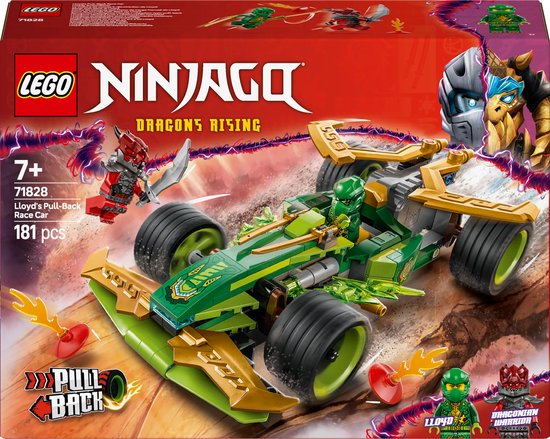 LEGO NINJAGO Lloyds pull-back racewagen set - 71828 van LEGO