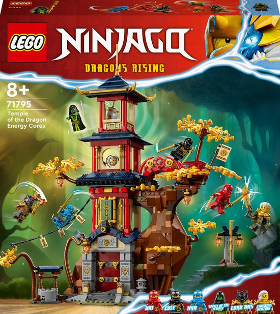 LEGO NINJAGO Tempel van de drakenenergiekernen Dragon Rise Set - 71795 van LEGO