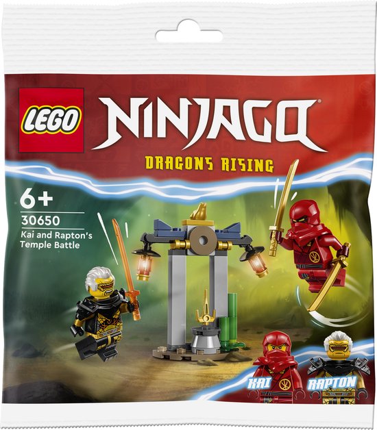 LEGO NINJAGO® Tempelstrijd van Kai en Rapton (polybag) - 30650 van LEGO