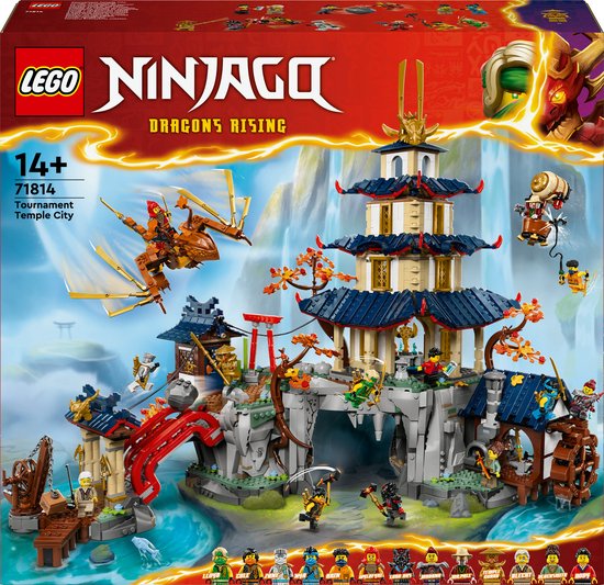 LEGO NINJAGO Toernooi Tempelstad Bouwpakket voor Kinderen - 71814 van LEGO