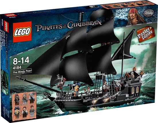 LEGO Pirates of the Caribbean The Black Pearl - 4184 van Merkloos