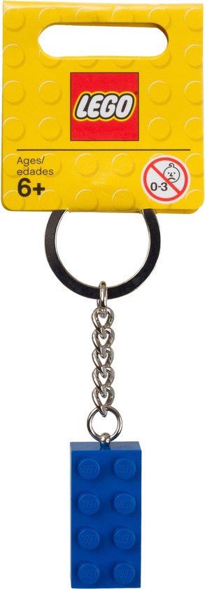 LEGO Sleutelhanger - Blauw Steentje - LEGO Blokje van LEGO