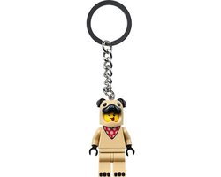 LEGO Sleutelhanger - Jongen in Franse Bulldogpak van LEGO