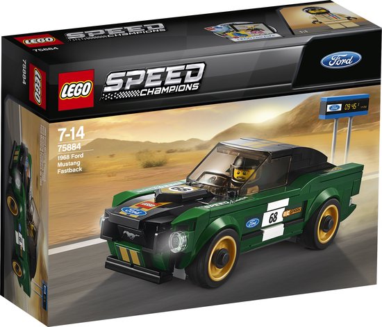 LEGO Speed Champions 1968 Ford Mustang Fastback - 75884 van LEGO