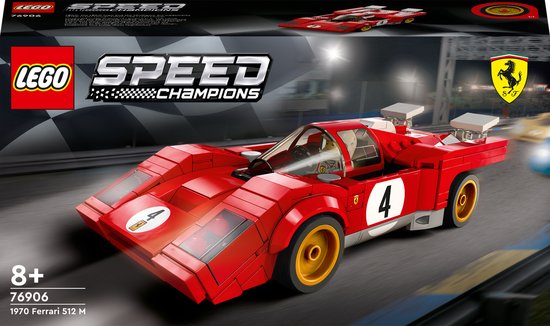 LEGO Speed Champions 1970 Ferrari 512 M
 - 76906 van LEGO