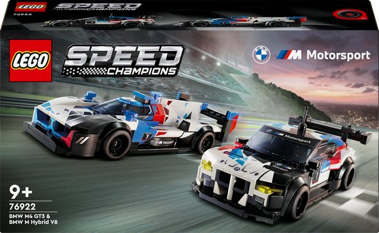 LEGO Speed Champions BMW M4 GT3 & BMW M Hybrid V8 racewagens - 76922 van LEGO