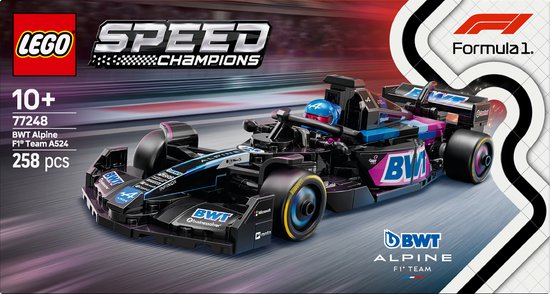 LEGO Speed Champions BWT Alpine F1 Team A524 racewagen Set 77248 van LEGO