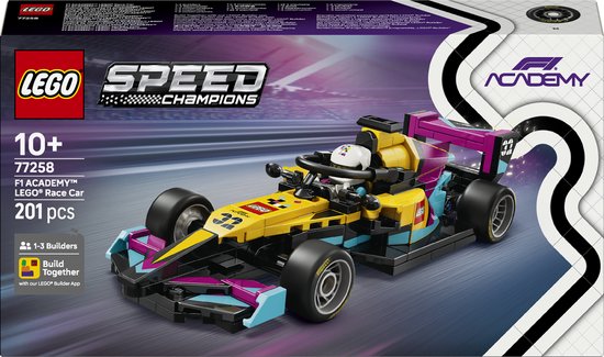 LEGO Speed Champions - F1 ACADEMY LEGO racewagen Formule 1 Auto Bouwpakket voor Kinderen - 77258 van Merkloos