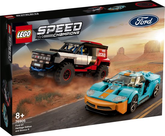 LEGO - Speed Champions Ford GT Heritage Edition en Bronco R - 76905 van LEGO