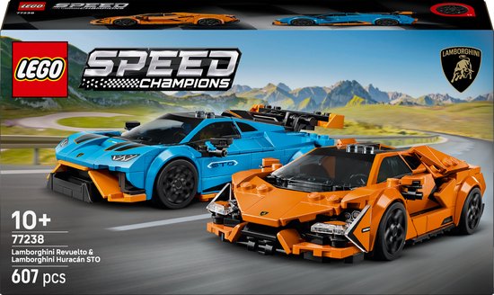 LEGO® Speed Champions Lamborghini Revuelto en Huracán STO - 77238 van LEGO