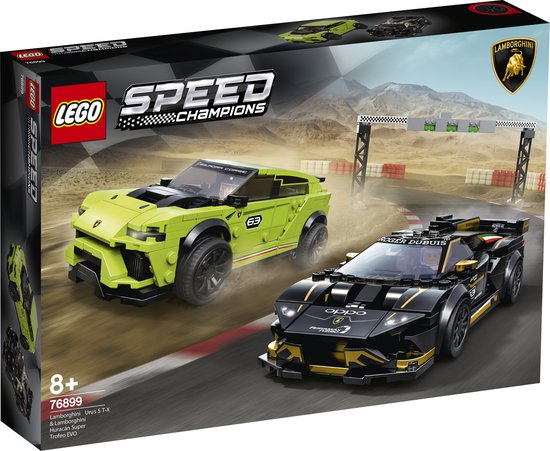 LEGO Speed Champions Lamborghini Urus ST-X & Lamborghini Huracán Super Trofeo EVO - 76899 van LEGO