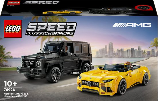 LEGO Speed Champions Mercedes-AMG G 63 en Mercedes-AMG SL 63 - 76924 van LEGO