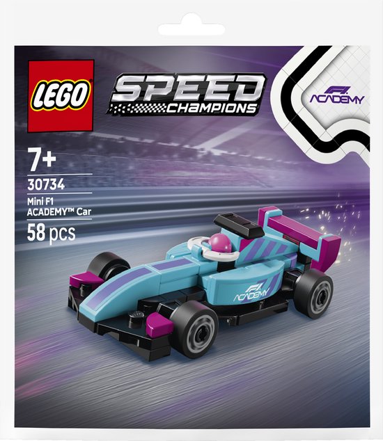 LEGO Speed Champions - Mini F1 ACADEMY™ auto - 30734 van Merkloos