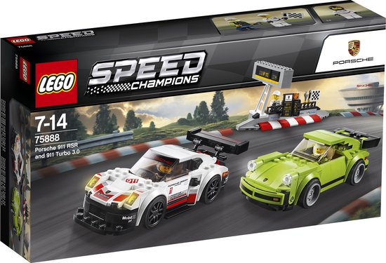 LEGO Speed Champions Porsche 911 RSR en 911 Turbo 3.0 - 75888 van LEGO