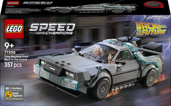 LEGO Speed Champions Tijdmachine uit Back to the Future - 77256 van Merkloos