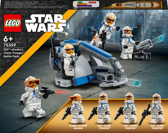 LEGO Star Wars 332nd Ahsoka's Clone Trooper Battle Pack - 75359 van LEGO