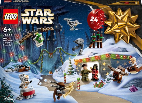 LEGO Star Wars Adventskalender 2023 Set met 24 Cadeautjes - 75366 van LEGO