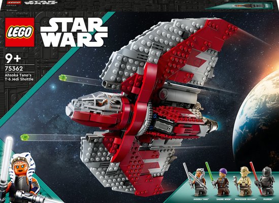 LEGO Star Wars Ahsoka Tano's T-6 Jedi shuttle Bouwbaar Ruimteschip - 75362 van LEGO