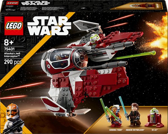 LEGO Star Wars™ Ahsoka's Jedi Interceptor™ 75401 van LEGO