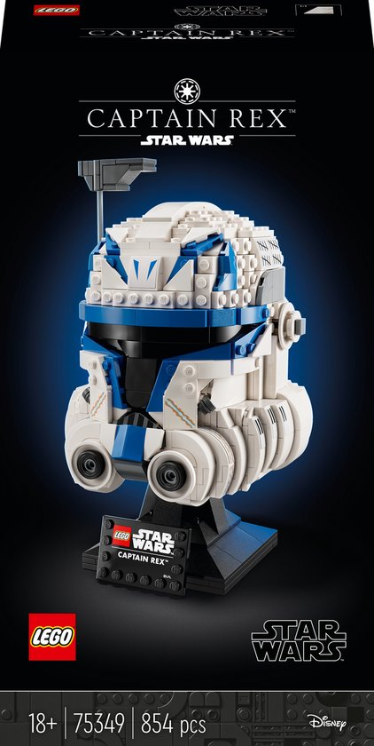 LEGO Star Wars Captain Rex Helm Set voor Volwassenen, The Clone Wars Collectible - 75349 van LEGO