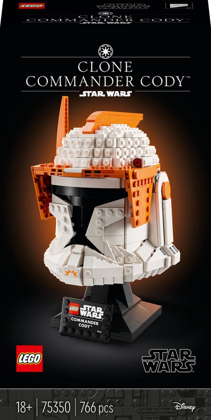 LEGO Star Wars Clone Commander Cody Helm Bouw en Decoratie Set voor Volwassenen - 75350 van LEGO
