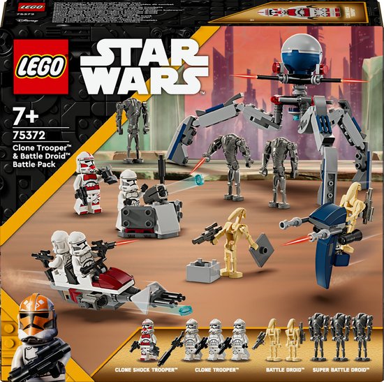 LEGO Star Wars Clone Trooper™ & Battle Droid™ Battle Pack - 75372 van LEGO