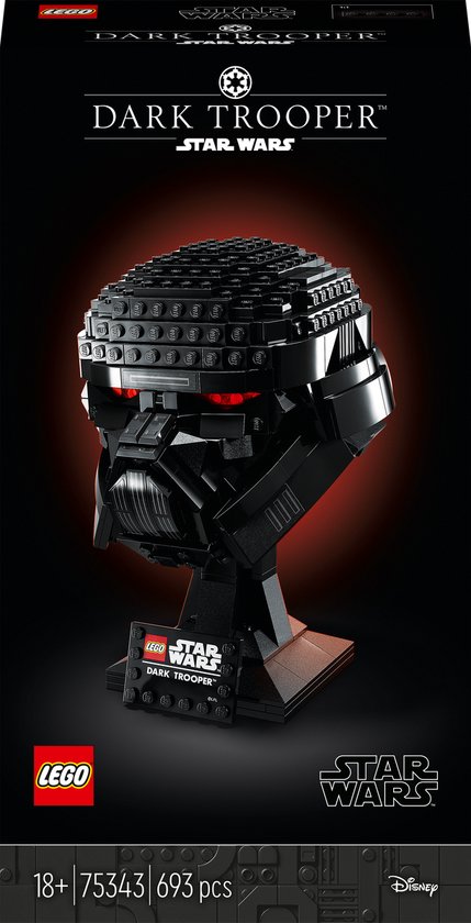 LEGO Star Wars Dark Trooper Helm - 75343 van LEGO