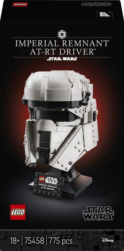 LEGO® Star Wars: De Mandalorian en Grogu™ Imperial Remnant AT-RT Driver™ Helm Bouwset - Deel van een Verzamelserie met Helmmodellen - Cadeautip voor Volwassenen Vanaf 18 Jaar - 75458 van Merkloos