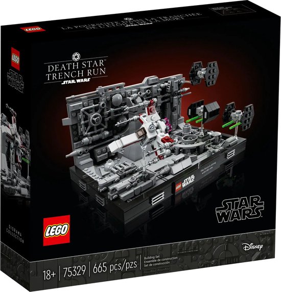 LEGO Star Wars Death Star Trench Run Diorama - 75329 van LEGO