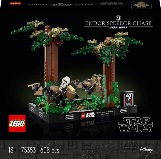 LEGO Star Wars Endor Speederachtervolging Diorama Set - 75353 van LEGO