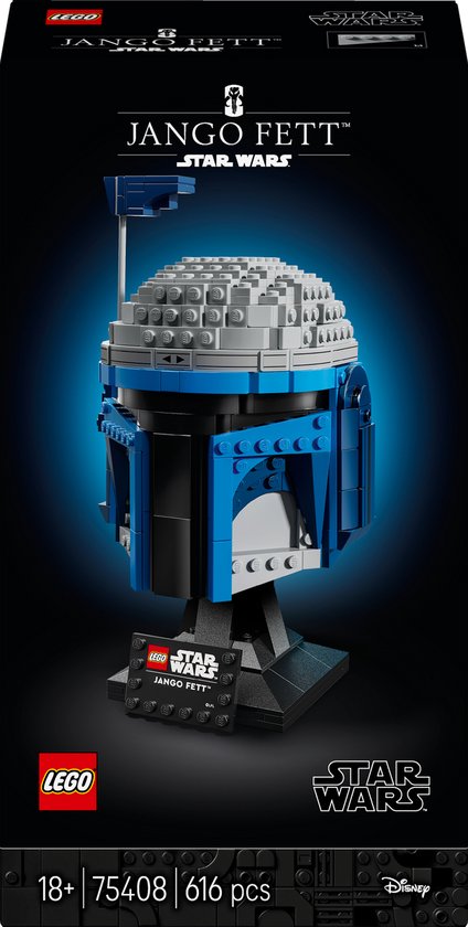 LEGO® Star Wars™ Jango Fett™ Helm voor Volwassenen - 75408 van LEGO