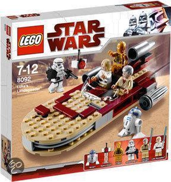 LEGO Star Wars Luke's Landspeeder - 8092 van LEGO