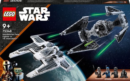 LEGO Star Wars Mandalorian Fang Fighter vs. TIE Interceptor Set - 75348 van LEGO