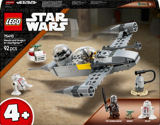LEGO Star Wars™ Mando en Grogu’s N-1 Starfighter™ 75410 van LEGO