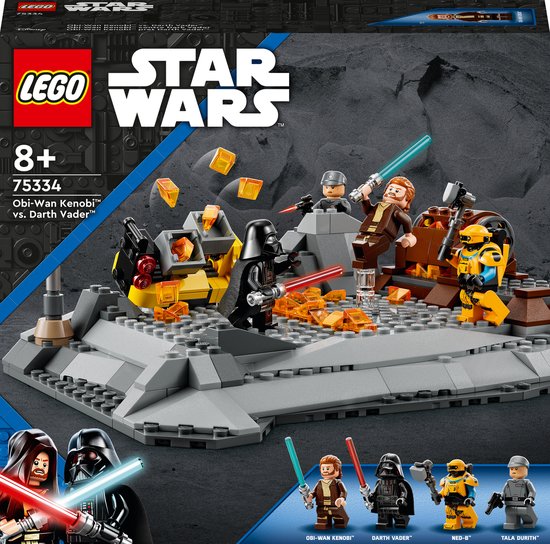 LEGO Star Wars Obi-Wan Kenobi vs. Darth Vader - 75334 van LEGO