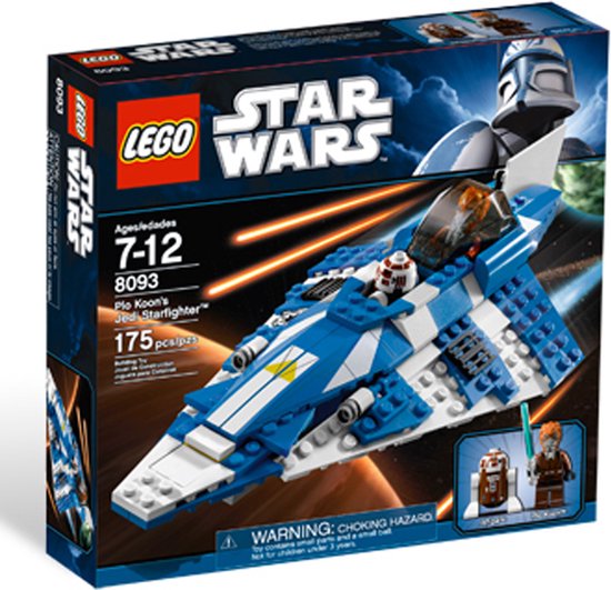 LEGO Star Wars Plo Koon's Jedi Starfighter - 8093 van LEGO
