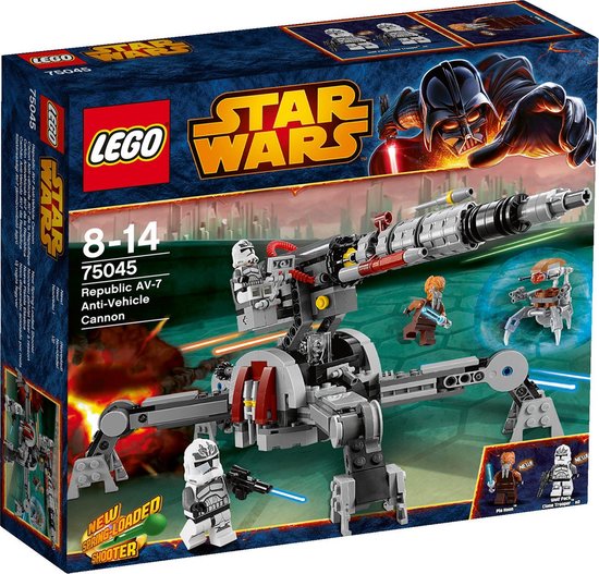LEGO Star Wars Republic AV-7 Anti-Vehicle Cannon - 75045 van LEGO