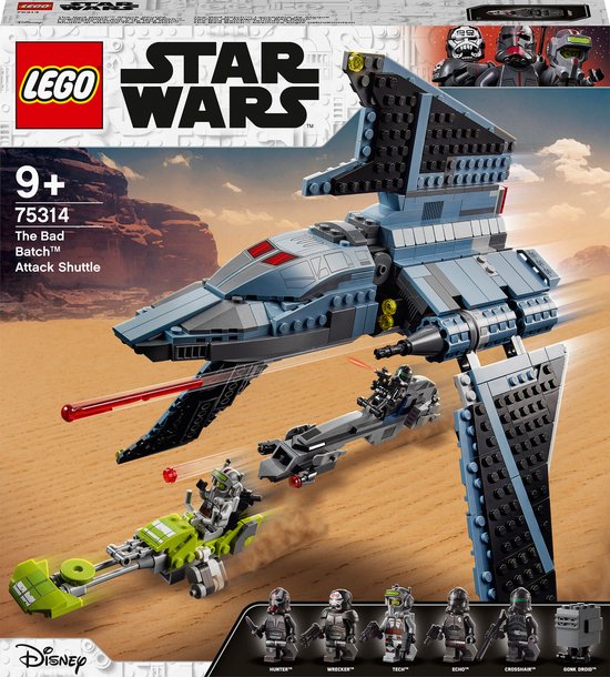 LEGO Star Wars The Bad Batch Aanvalsshuttle - 75314 van LEGO