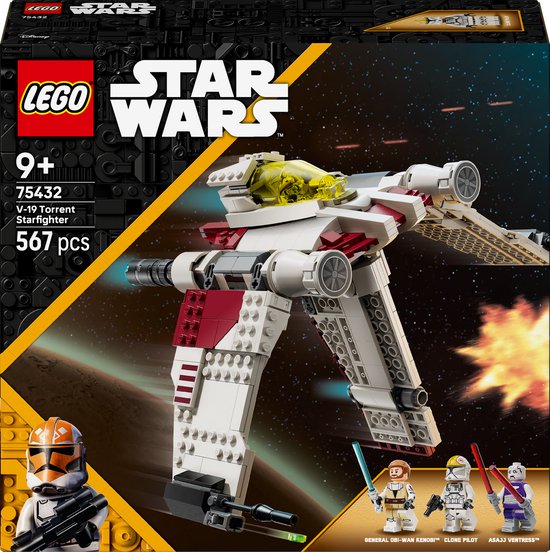 LEGO® Star Wars: The Clone Wars™ V-19 Torrent Starfighter - 75432 van LEGO