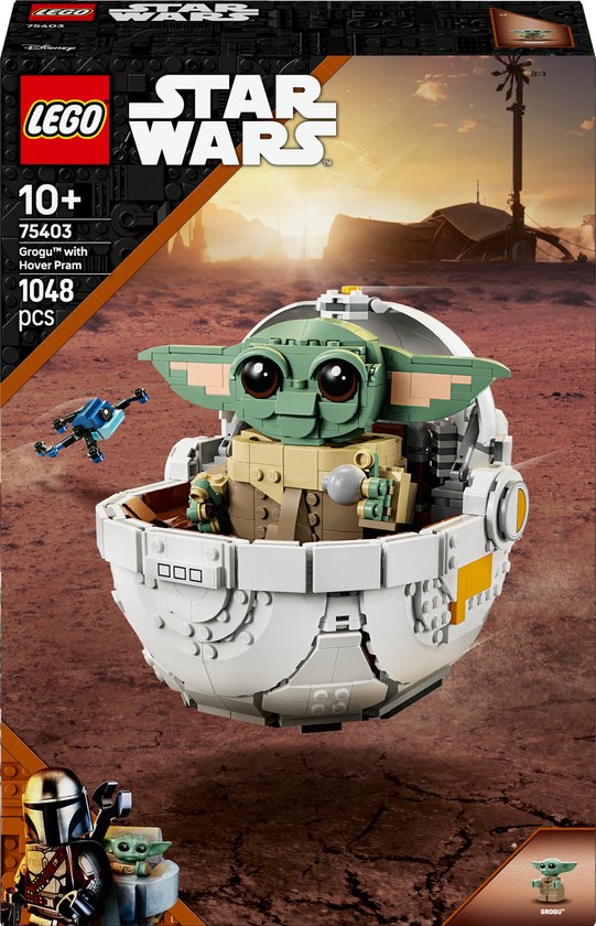 LEGO Star Wars: The Mandalorian™ Grogu™ met zweefkinderwagen 75403 van LEGO
