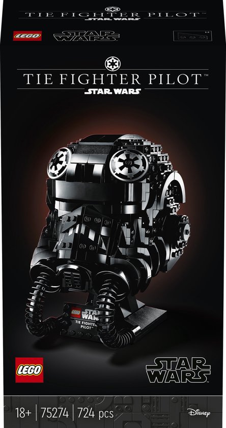 LEGO Star Wars TIE Fighter Pilot Helm - 75274 van LEGO