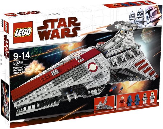 LEGO Star Wars Venator-class Republic Attack Cruiser - 8039 van LEGO