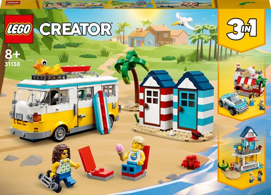 LEGO Strandcampingbus - 31138 van LEGO