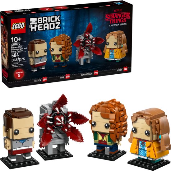 Lego Stranger Things 40879 - Eleven, Max, Demogorgon en Holly figuren (40879) van Merkloos