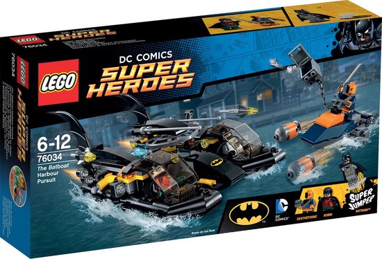 LEGO Super Heroes Batboot Havenachtervolging - 76034 van LEGO
