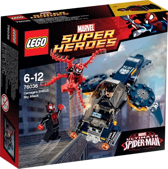 LEGO Super Heroes Carnage Spider-man SHIELD Luchtaanval - 76036 van LEGO