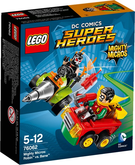 LEGO Super Heroes Mighty Micros Robin vs. Bane - 76062 van LEGO