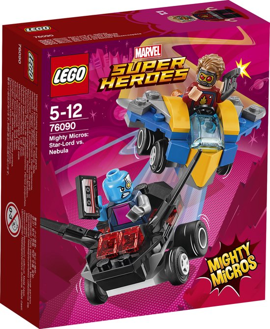 LEGO Super Heroes Mighty Micros: Star-Lord vs. Nebula - 76090 van LEGO